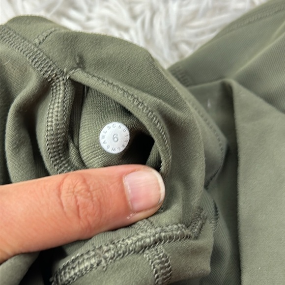 Lululemon Wunder Under Pant (Hi-Rise) *Tech Mesh 28" Sage - Picture 4 of 4